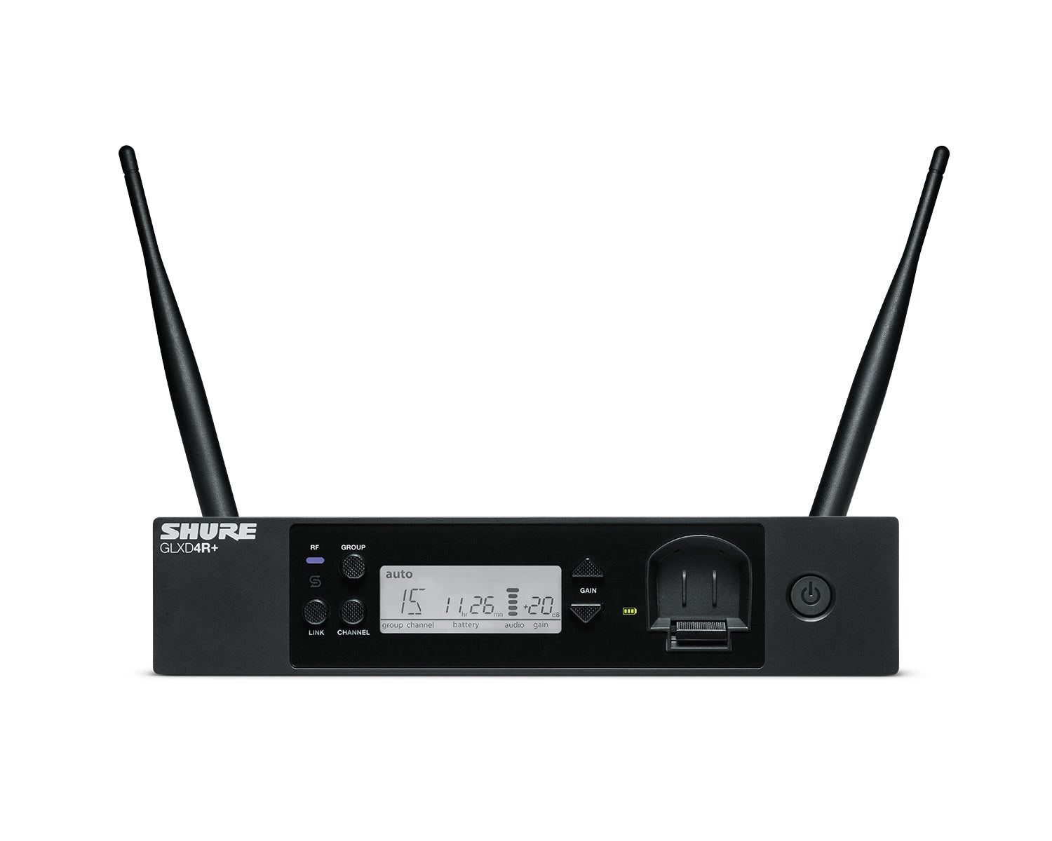 SHUGLXD4RUKZ4_Shure_GLXD4RUK-Z4_Image_1.jpg Shure GLXD4R+ Digital Wireless Dual Band Half-Rack Receiver Z4 - Image 1