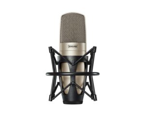 Shure KSM32/SL Cardioid Condenser Microphone with Shock Mount Champagne