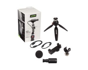 Shure MV88+ Video Kit Cardioid/Bidirectional Stereo Condenser USB Mic