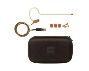 Shure MX153C Omnidirectional Condenser Earset Microphone with TQG Cocoa