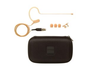 Shure MX153T Omnidirectional Condenser Earset Microphone with TQG Tan