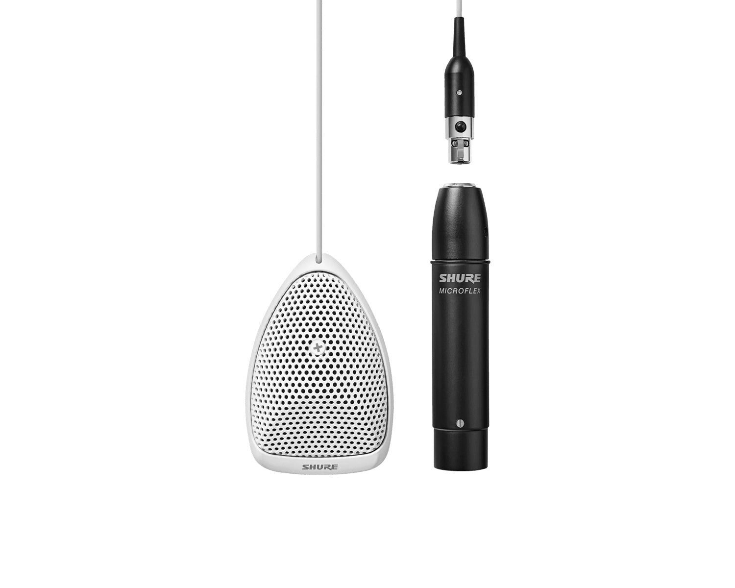 SHUMX391WAS_Shure_MX391W-AS_Image_1.jpg Shure MX391W-A/S Microflex Supercardioid Boundary Microphone XLR White - Image 1