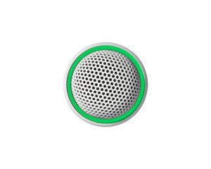 Shure MX395W/O-LED Microflex Omnidirectional Button Boundary Mic+LED Wh