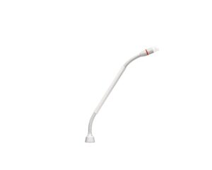 Shure MX410WRLPDF/N Microflex 10″ DualFlex No Capsule Gooseneck Microphone (White)