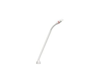 Shure MX410WRLP/N Microflex 10″ No Capsule Gooseneck Ring (White)