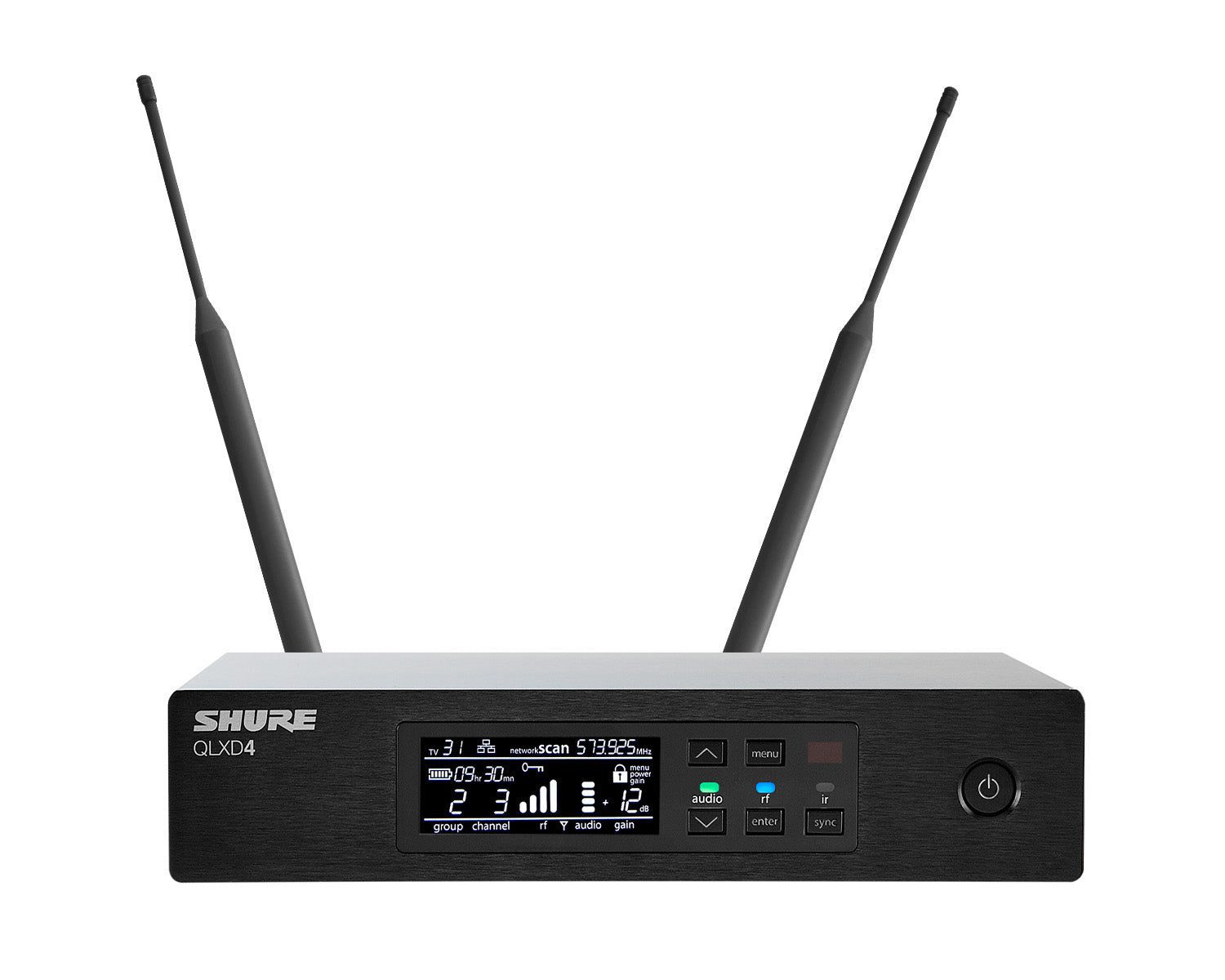SHUQLXD4UKK51_Shure_QLXD4UK-K51_Image_1.jpg Shure QLXD4 Digital Wireless Half-Rack Receiver K51 606-670 MHz - Image 1