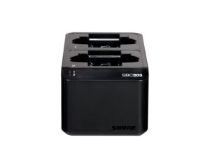 Shure SBC203 Dual Charging Dock for SB903 SLX-D Transmitters