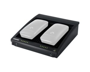 Shure SBC250 2-Bay Networked Charging Station for ULXD6/8 Boundary Mics