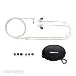 Shure SE215 Pro Sound Isolating IEM Earphones w/ Dynamic Drivers Clear - Image 4