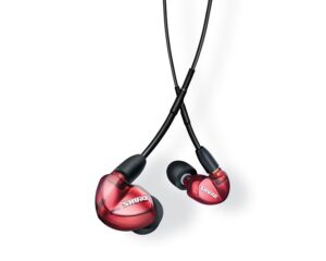 Shure SE535 Pro Sound Isolating IEM Earphones with Triple Drivers Red