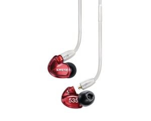Shure SE535 Pro Sound Isolating IEM Earphones with Triple Drivers Red