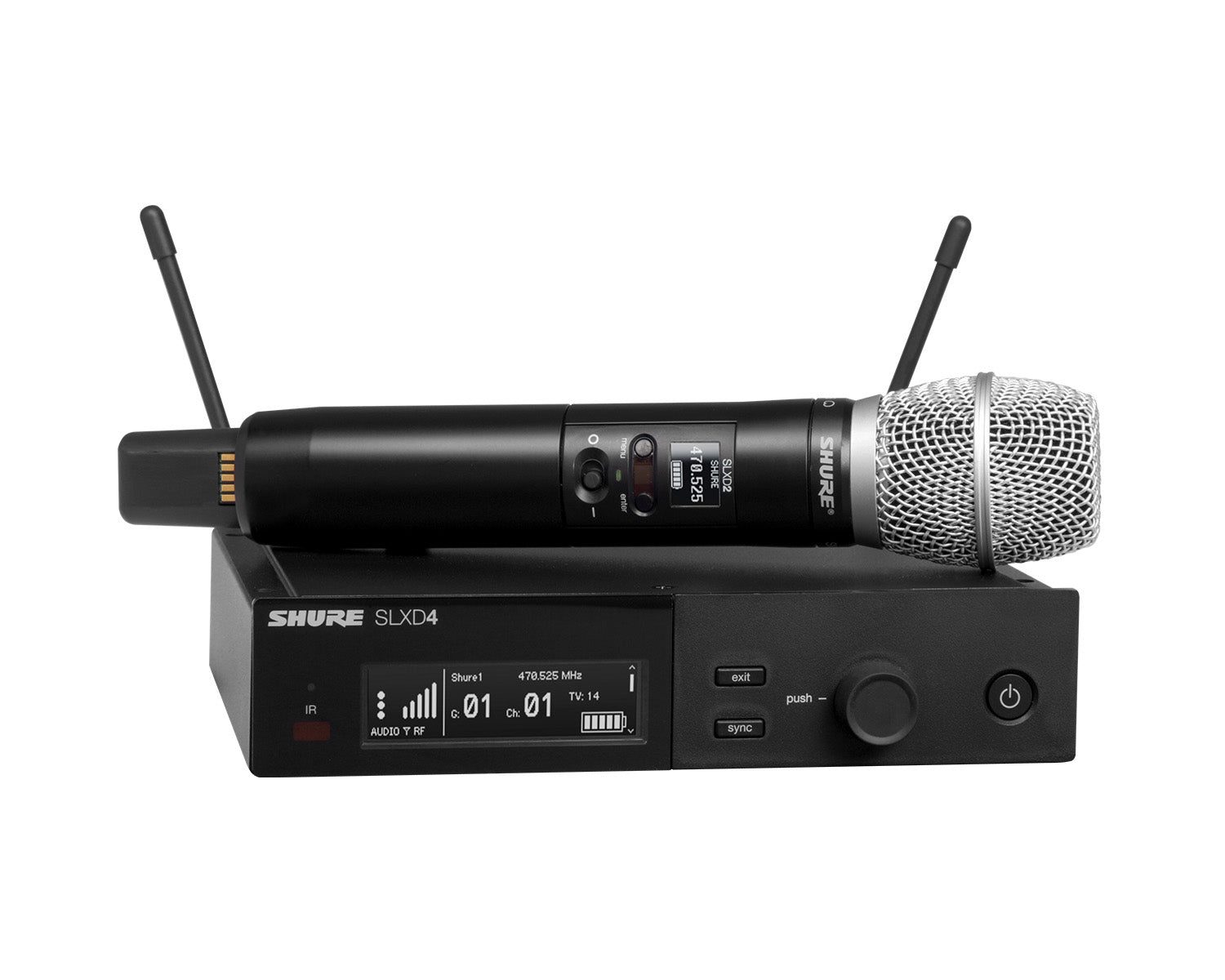 SHUSLXD24UKSM86K59_Shure_SLXD24UKSM86-K59_Image_1.jpg Shure SLXD24/SM86 Wireless Handheld System SLXD2/SM86 K59 - Image 1