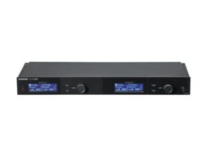 Shure SLXD4QDAN+ (K55) 4-Channel Wireless Receiver with Dante Networking