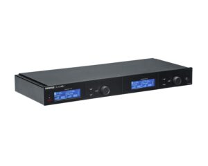 Shure SLXD4QDAN+ (K55) 4-Channel Wireless Receiver with Dante Networking