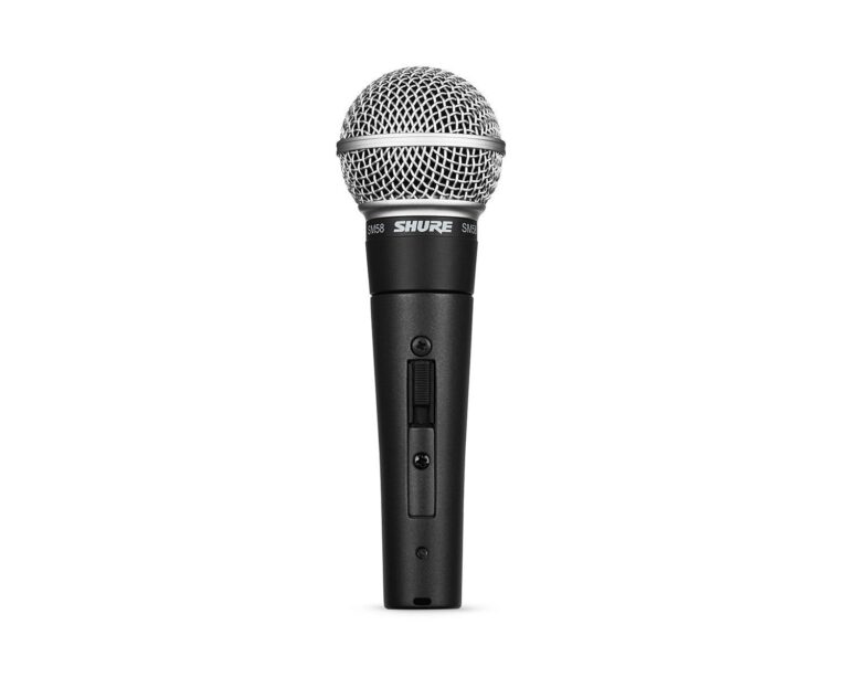 Shure SM58S Dynamic Cardioid Mic Switched