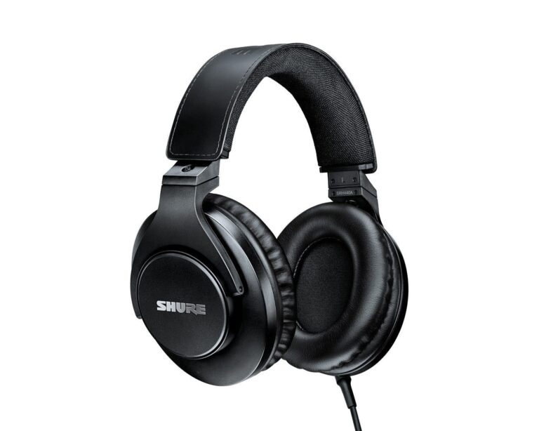 Shure SRH440A Closed Back Stereo Studio Headphones 3.5mm