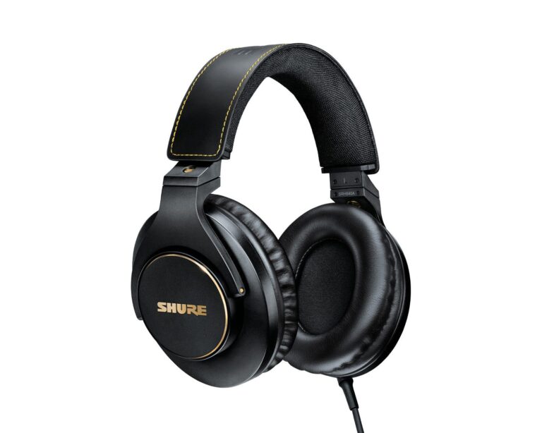 Shure SRH840A Closed Back Stereo Studio Headphones 3.5mm
