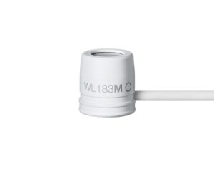 Shure WL183M Omnidirectional Condenser Lavalier Microphone LM3 White