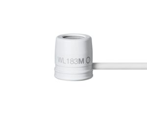 Shure WL183M Omnidirectional Condenser Lavalier Microphone TQG White