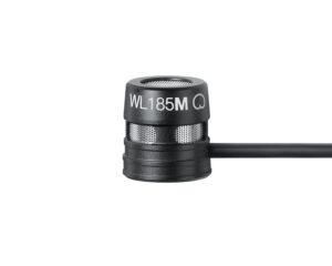 Shure WL185M Cardioid Condenser Lavalier Microphone LM3