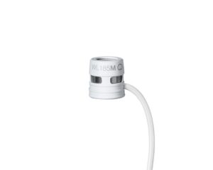 Shure WL185M Cardioid Condenser Lavalier Microphone TQG White