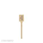 Shure WL93-6T Omnidirectional Condenser Mini Lav Mic 6ft Cable TQG Tan