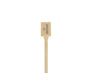 Shure WL93T Omnidirectional Condenser Mini Lav Mic 4ft Cable TQG Tan