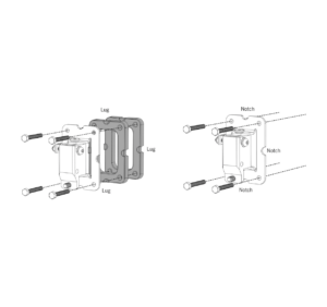 Martin Audio SP6/8-B Wall Spacer Kit for WB6/8 Pack of 2 x 10mm Spacers