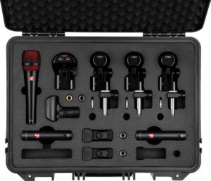 SE Electronics V Pack Arena Black Drum Microphone Set