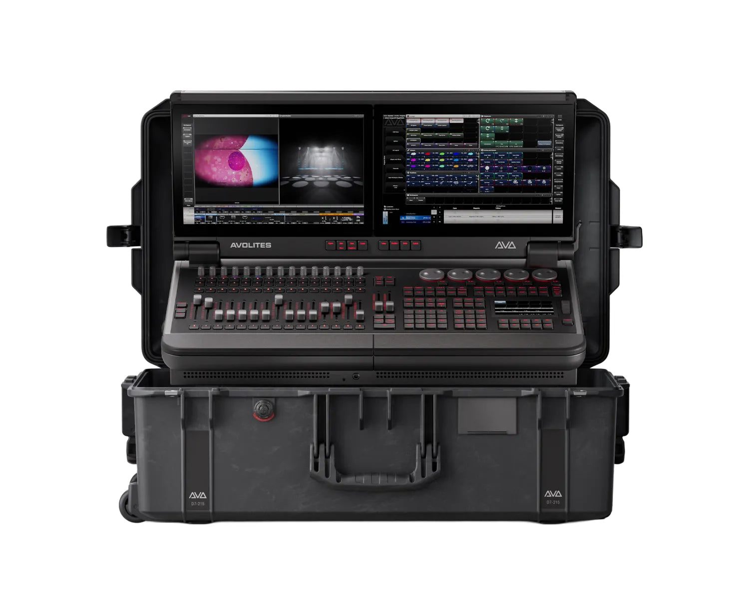WEBAVO00112_D7215PELIBUNDLE_7.jpg Avolites Diamond 7 D7-215 Lighting Console Bundle with Cover + Pelicase - Image 1