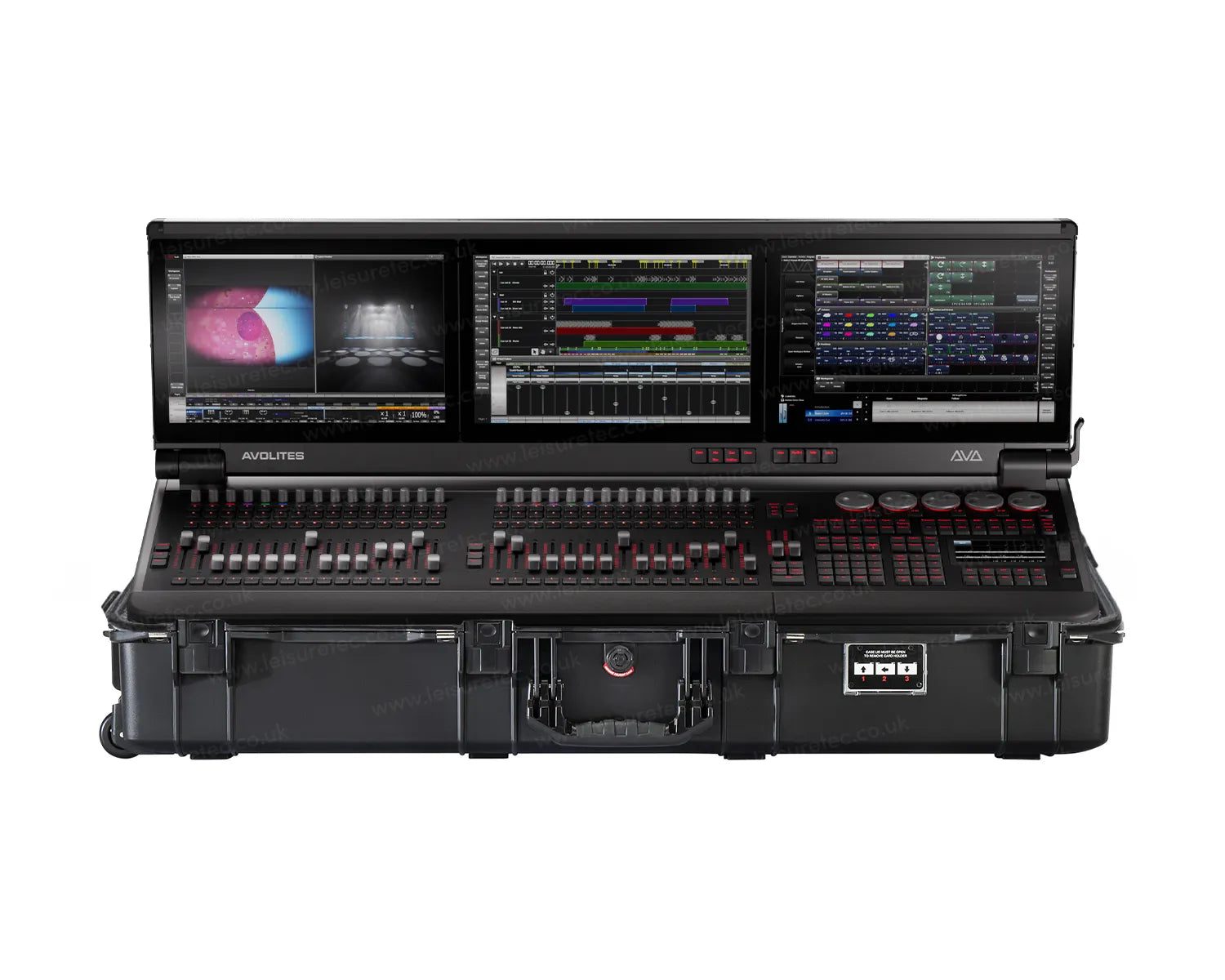 WEBAVO00114_D7330PELIBUNDLE_1.jpg Avolites Diamond 7 D7-330 Lighting Console Bundle with Cover + Pelicase - Image 1