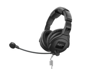 Sennheiser HMD 300 Broadcast Headset Dual Sided Dynamic Microphone