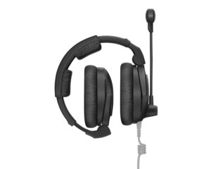 Sennheiser HMD 300 Broadcast Headset Dual Sided Dynamic Microphone