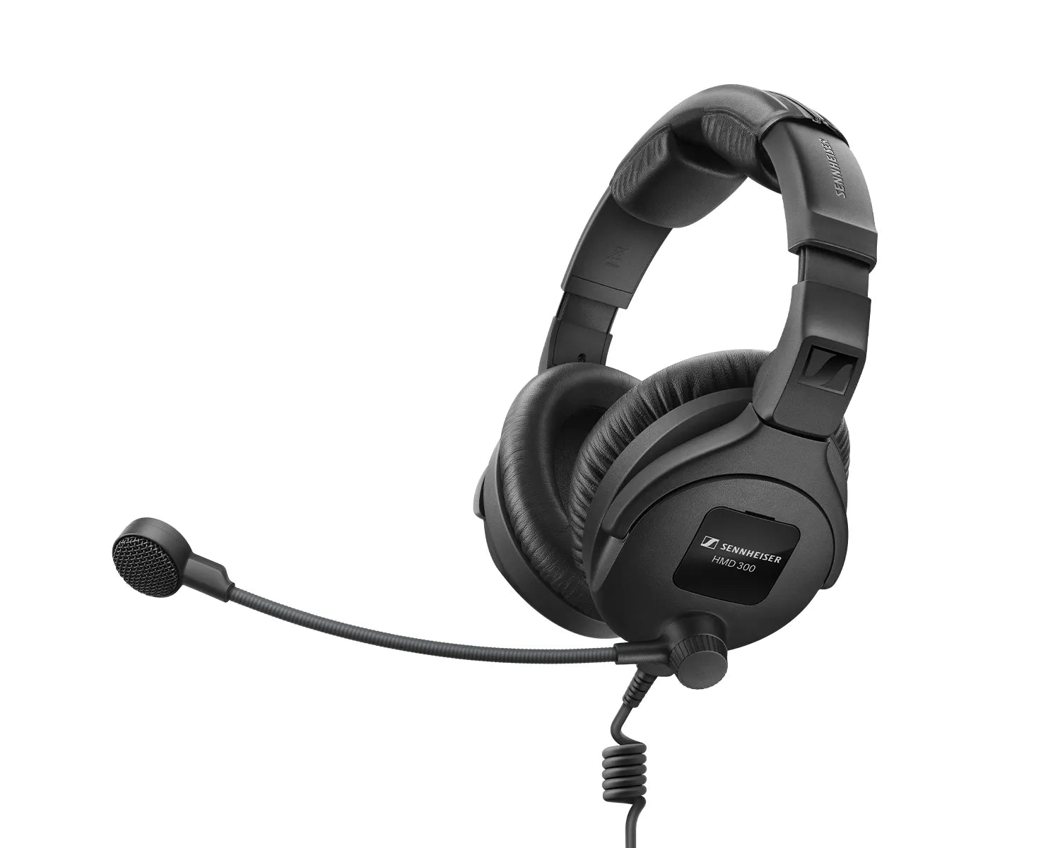 WEBSEN04025_HMD300X3K1_1.jpg Sennheiser HMD 300 X3K1 Broadcast Headset Dual Sided Dynamic Mic with Cable - Image 1