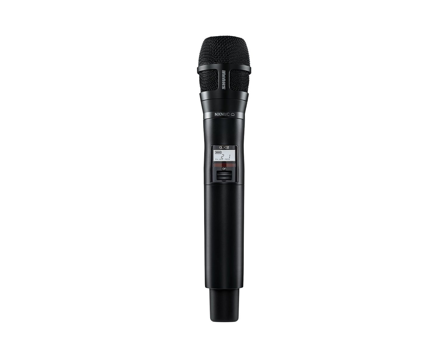 WEBSHU01717_QLXD2N8CBK51_1.jpg Shure QLXD2/N8C QLXD2 Handheld Transmitter Nexadyne 8/C Capsule K51 - Image 1