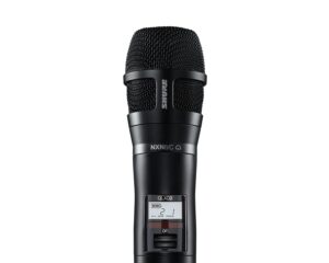 Shure QLXD2/N8CB (K51) Wireless Handheld Transmitter with Nexadyne 8/C Cardioid Capsule (Black)