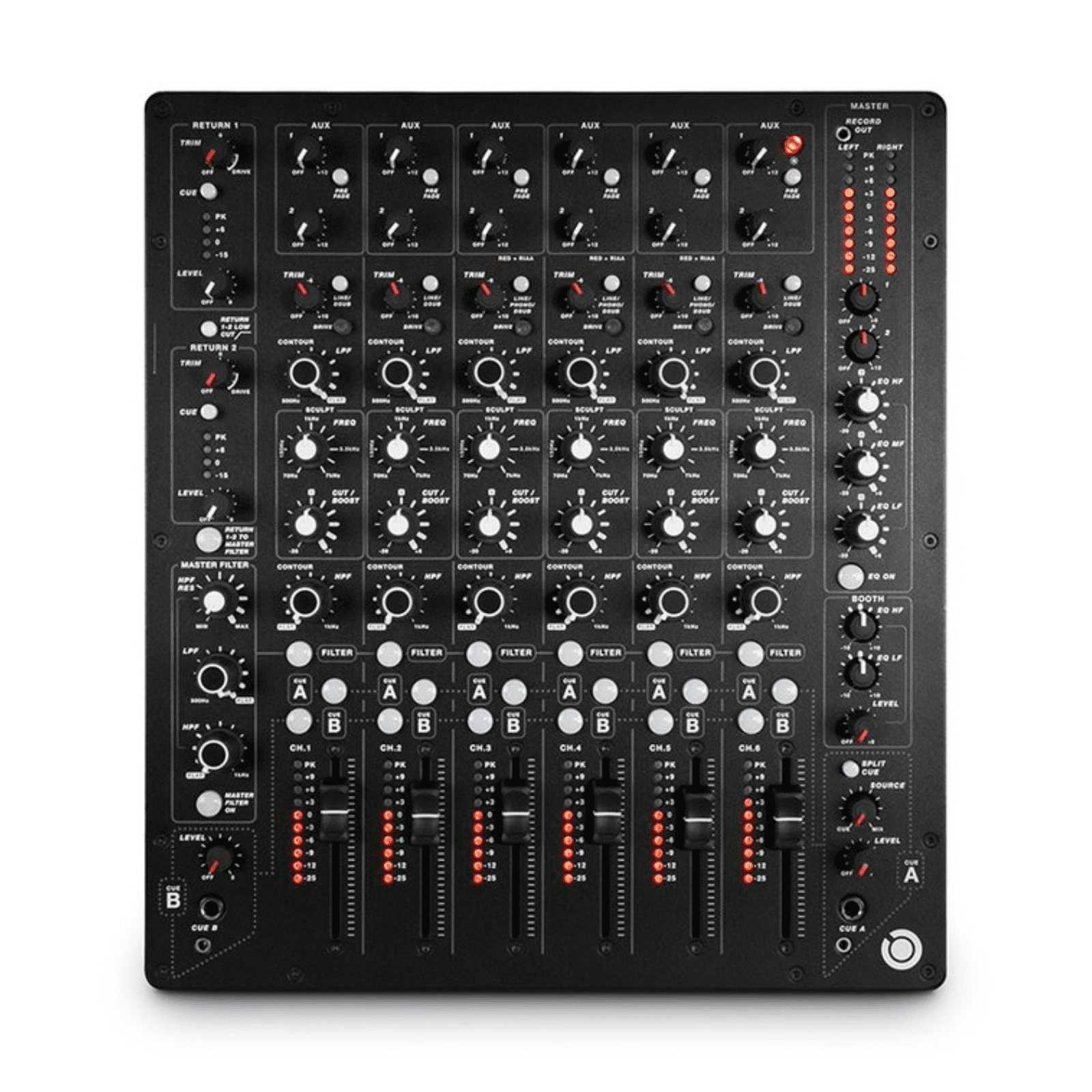 model-1-1.png Allen & Heath Play Differently Model 1 6 Channel DJ Mixer - Image 1
