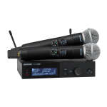 Shure SLXD24D+/SM58 (K55) Dual Wireless Vocal System