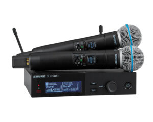Shure SLXD24D+/BETA58 (K55) Dual Wireless Vocal System