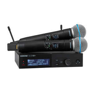 Shure SLXD24D+/BETA58 (K55) Dual Wireless Vocal System