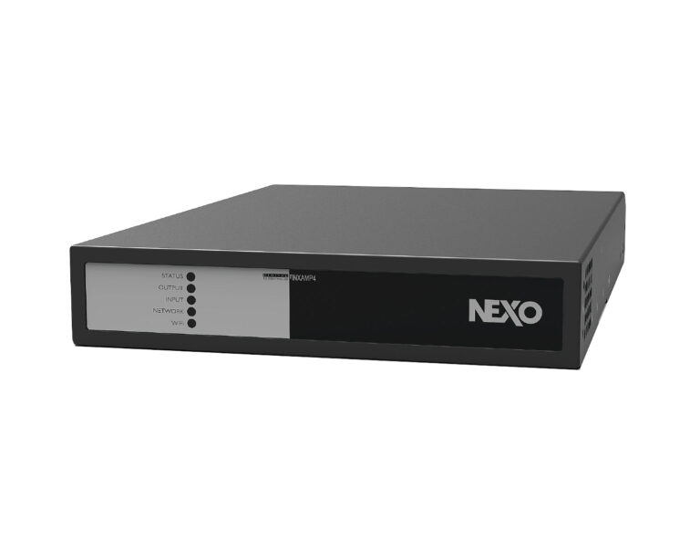 NEXO nanoNXAMP4-D Amplifier & Controller with Dante