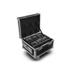 Chauvet Professional WELL Fit X Pack of 6 LED Uplighters in Charging Flightcase