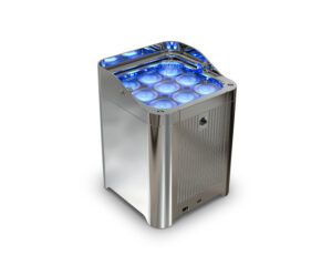 Chauvet Professional WELL Fit X Pack of 6 LED Uplighters in Charging Flightcase