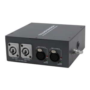 Transcension HS2 Hybrid powerCON DMX Distribution Splitter