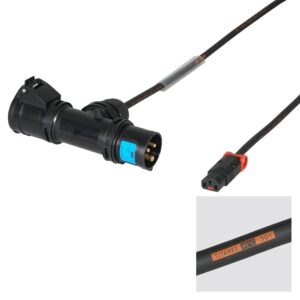 Elumen8 1.5m 1mm H07RN-F 16A T-Connect - C13 IEC Lock Cable