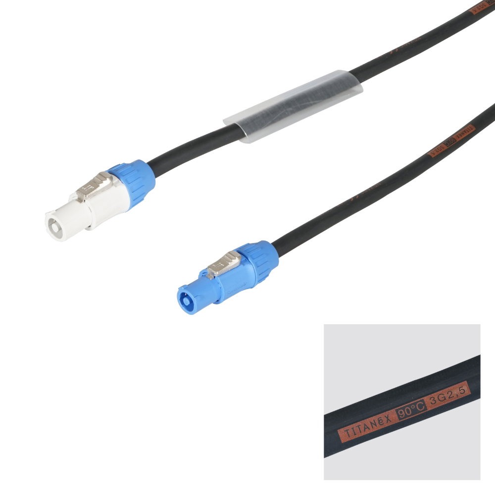 Elumen8 1m PowerTwist Cable – 2.5mm H07RN-F Elumen8 1m PowerTwist Cable - 2.5mm H07RN-F