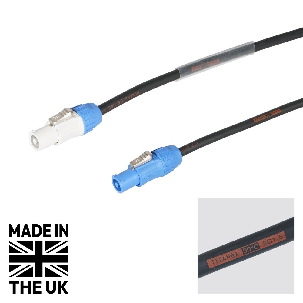 Tourspec 1.5m PowerTwist Cable – 1.5mm H07RN-F Tourspec 1.5m PowerTwist Cable - 1.5mm H07RN-F