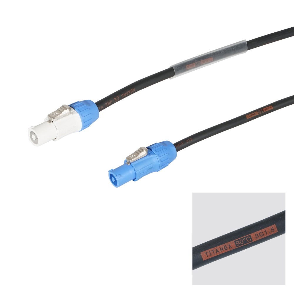 Elumen8 10m PowerTwist Cable – 1.5mm H07RN-F Elumen8 10m PowerTwist Cable - 1.5mm H07RN-F