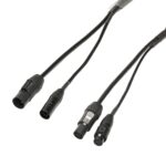 Elumen8 1.5m Combi 1.5mm IP65 Seetronic TR1 Power/ 5-Pin DMX Cable