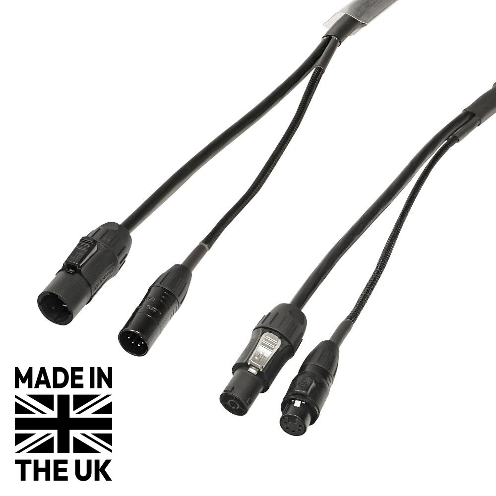 Tourspec 1.5m Combi 1.5mm IP65 Seetronic TR1 Power/ 5-Pin DMX Cable Tourspec 1.5m Combi 1.5mm IP65 Seetronic TR1 Power/ 5-Pin DMX Cable